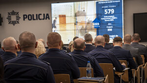 Pomorscy policjanci podsumowali miniony rok - odprawa