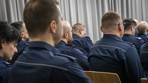 Pomorscy policjanci podsumowali miniony rok - odprawa