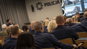 Pomorscy policjanci podsumowali miniony rok - odprawa