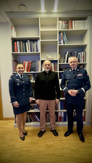 Spotkanie Komendanta Wojewódzkiego Policji w Gdańsku z Dyrektorem Muzeum II Wojny Światowej w Gdańsku