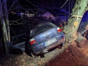 Wypadek drogowy w Brodnicy Górnej.