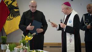 Wielkanocne spotkanie pomorskich policjantów. Wspólnota, tradycja i wyjątkowi goście w KWP w Gdańsku