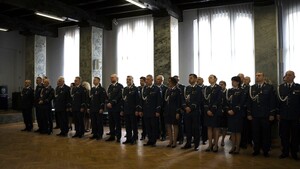 Wielkanocne spotkanie pomorskich policjantów. Wspólnota, tradycja i wyjątkowi goście w KWP w Gdańsku