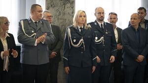 Powołania na stanowiska I Zastępcy oraz Zastępcy Komendanta Wojewódzkiego Policji w Gdańsku- uroczysta zbiórka kadry kierowniczej