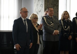 Powołania na stanowiska I Zastępcy oraz Zastępcy Komendanta Wojewódzkiego Policji w Gdańsku- uroczysta zbiórka kadry kierowniczej