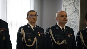 Powołania na stanowiska I Zastępcy oraz Zastępcy Komendanta Wojewódzkiego Policji w Gdańsku- uroczysta zbiórka kadry kierowniczej