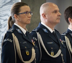 Powołania na stanowiska I Zastępcy oraz Zastępcy Komendanta Wojewódzkiego Policji w Gdańsku- uroczysta zbiórka kadry kierowniczej