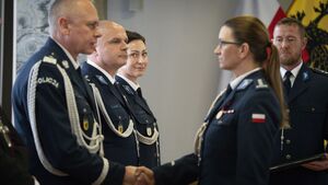 Powołania na stanowiska I Zastępcy oraz Zastępcy Komendanta Wojewódzkiego Policji w Gdańsku- uroczysta zbiórka kadry kierowniczej