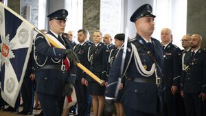 Powołania na stanowiska I Zastępcy oraz Zastępcy Komendanta Wojewódzkiego Policji w Gdańsku- uroczysta zbiórka kadry kierowniczej