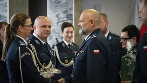 Powołania na stanowiska I Zastępcy oraz Zastępcy Komendanta Wojewódzkiego Policji w Gdańsku- uroczysta zbiórka kadry kierowniczej