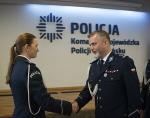 Powołania na stanowiska I Zastępcy oraz Zastępcy Komendanta Wojewódzkiego Policji w Gdańsku- uroczysta zbiórka kadry kierowniczej