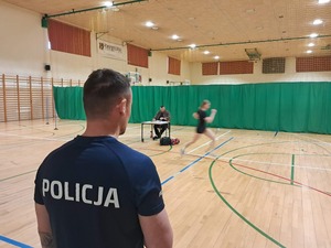 Pierwszy egzamin sprawnościowy na policjanta w Kościerzynie