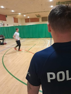 Pierwszy egzamin sprawnościowy na policjanta w Kościerzynie