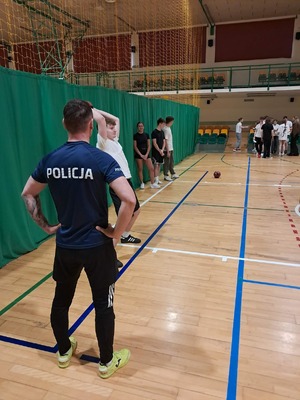 Pierwszy egzamin sprawnościowy na policjanta w Kościerzynie