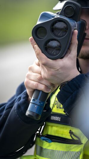 Pomorscy policjanci przeprowadzili działania pn. „Kaskadowy pomiar prędkości”