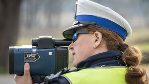 Pomorscy policjanci przeprowadzili działania pn. „Kaskadowy pomiar prędkości”