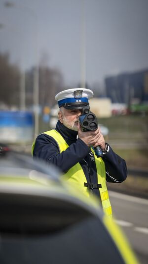 Pomorscy policjanci przeprowadzili działania pn. „Kaskadowy pomiar prędkości”