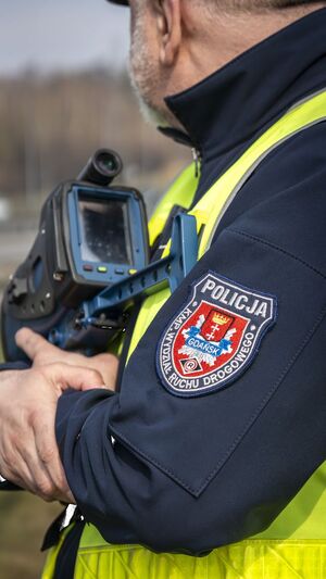 Pomorscy policjanci przeprowadzili działania pn. „Kaskadowy pomiar prędkości”