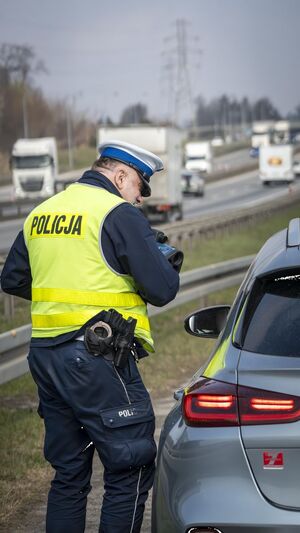 Pomorscy policjanci przeprowadzili działania pn. „Kaskadowy pomiar prędkości”