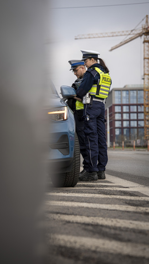 Pomorscy policjanci przeprowadzili działania pn. „Kaskadowy pomiar prędkości”
