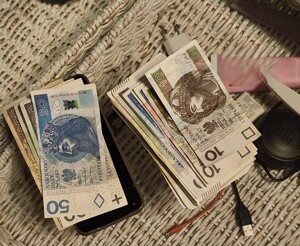 zdjęcie przedstawia pliki banknotów