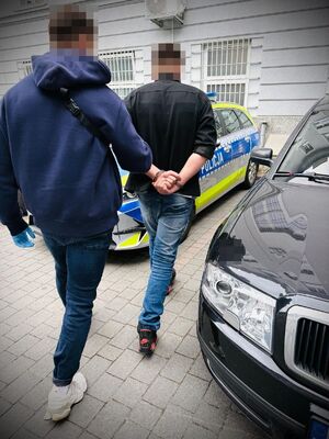29-latek odpowie za kradzież tablic.