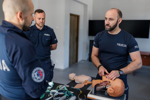 Szkolenie policjantów z zakresu recertyfikacji kwalifikowanej pierwszej pomocy