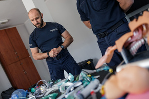 Szkolenie policjantów z zakresu recertyfikacji kwalifikowanej pierwszej pomocy