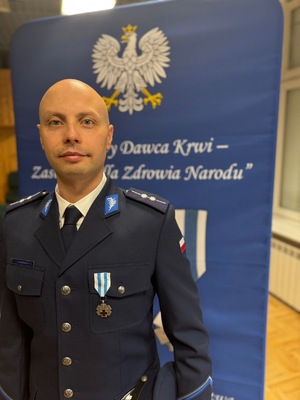 wyróżniony policjant