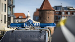 Policjanci zabezpieczali Konferencję na rzecz Odbudowy Ukrainy.
