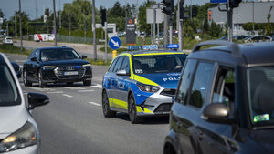 Policjanci zabezpieczali Konferencję na rzecz Odbudowy Ukrainy.