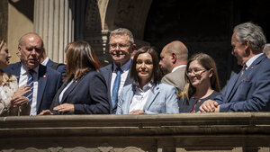 Policjanci zabezpieczali Konferencję na rzecz Odbudowy Ukrainy.