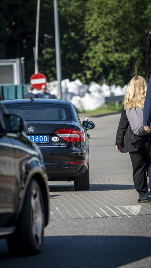 Policjanci zabezpieczali Konferencję na rzecz Odbudowy Ukrainy.