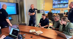 Policjanci zabezpieczali Konferencję na rzecz Odbudowy Ukrainy.