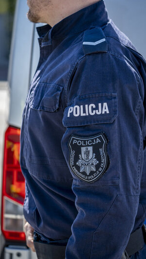 Policjanci zabezpieczali Konferencję na rzecz Odbudowy Ukrainy.