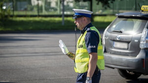 Policjanci zabezpieczali Konferencję na rzecz Odbudowy Ukrainy.