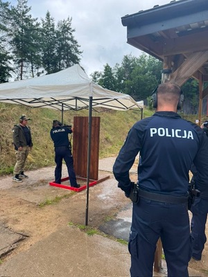 Zawody Strzeleckie o Puchar Komendanta Miejskiego w Słupsku.