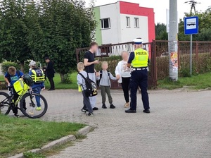 „Bezpieczna droga do szkoły” z lęborskimi policjantami.