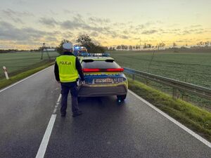 Potrącenie rowerzysty