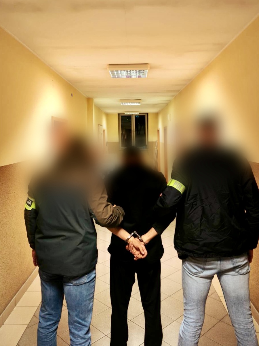 Zatrzymanie mężczyzny z narkotykami w Gdańsku