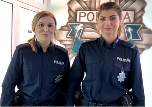 2 policjantki z Komendy Powiatowej Policji w Starogardzie Gdańskim